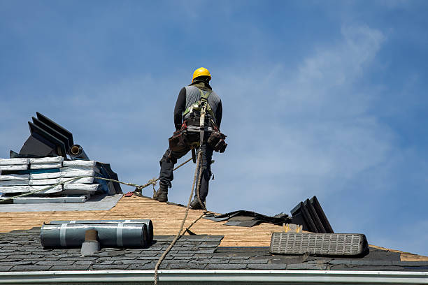 Professional Storm Damage Roof Repair technician working in Rockvale, TN